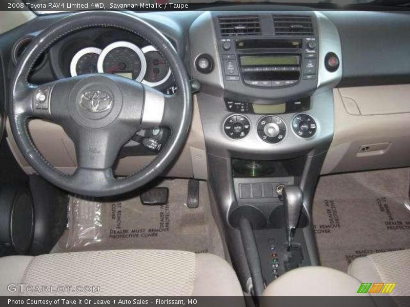 Savannah Metallic / Taupe 2008 Toyota RAV4 Limited 4WD