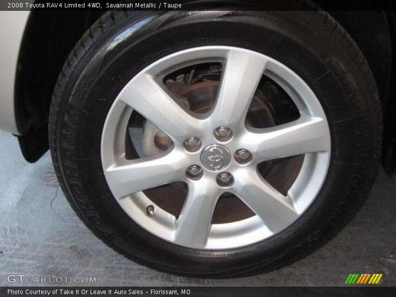 Savannah Metallic / Taupe 2008 Toyota RAV4 Limited 4WD