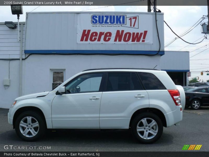 White Pearl / Beige 2006 Suzuki Grand Vitara Luxury 4x4