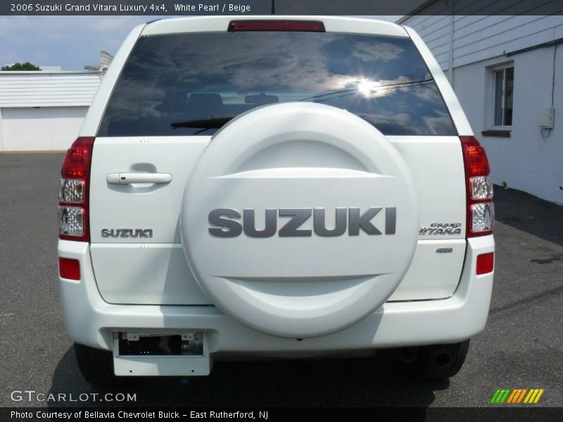 White Pearl / Beige 2006 Suzuki Grand Vitara Luxury 4x4
