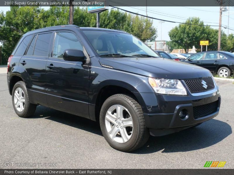 Black Onyx / Beige 2007 Suzuki Grand Vitara Luxury 4x4