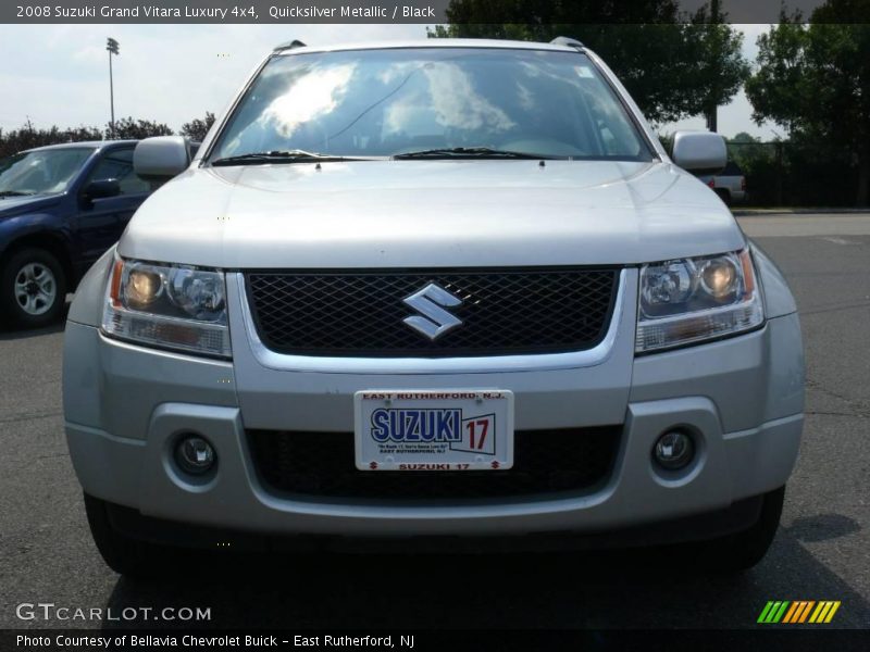 Quicksilver Metallic / Black 2008 Suzuki Grand Vitara Luxury 4x4
