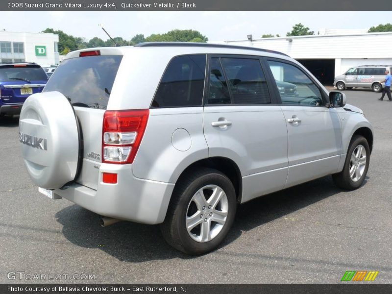 Quicksilver Metallic / Black 2008 Suzuki Grand Vitara Luxury 4x4