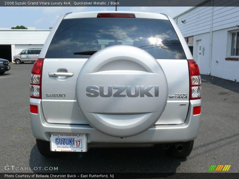 Quicksilver Metallic / Black 2008 Suzuki Grand Vitara Luxury 4x4
