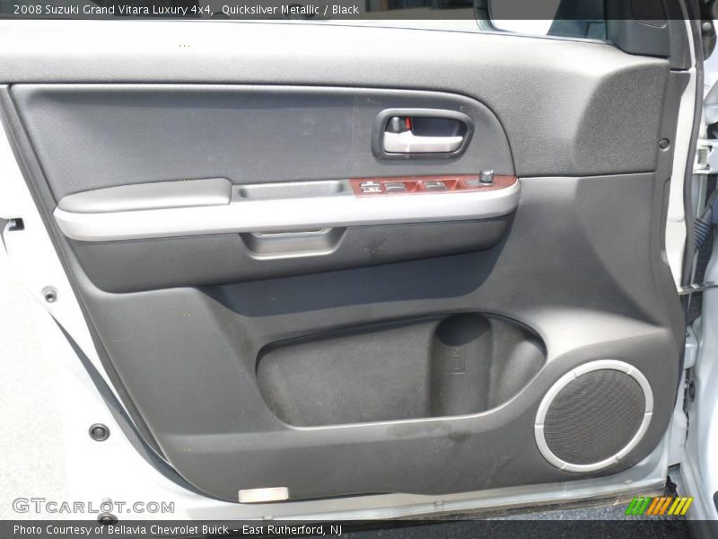 Quicksilver Metallic / Black 2008 Suzuki Grand Vitara Luxury 4x4