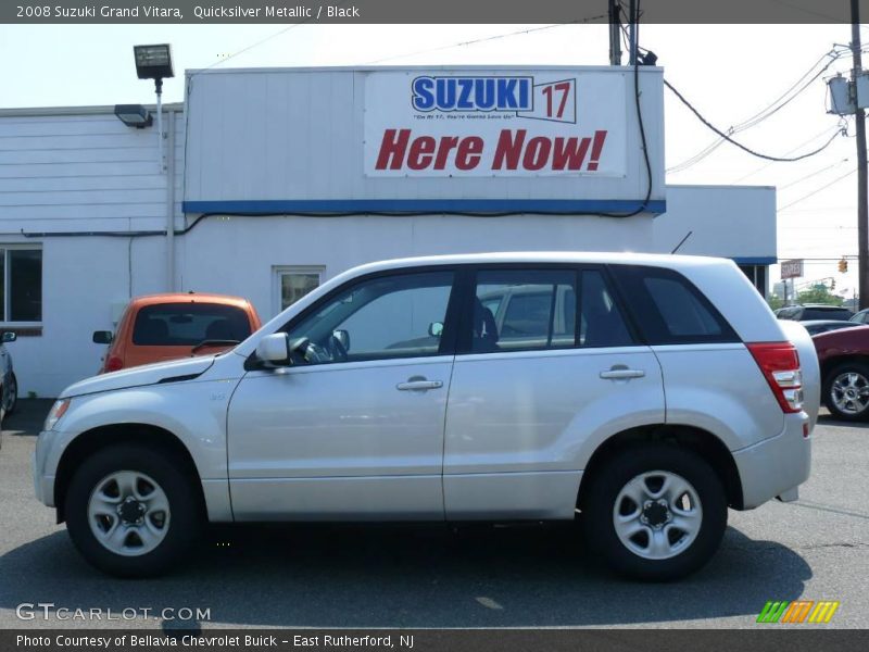 Quicksilver Metallic / Black 2008 Suzuki Grand Vitara