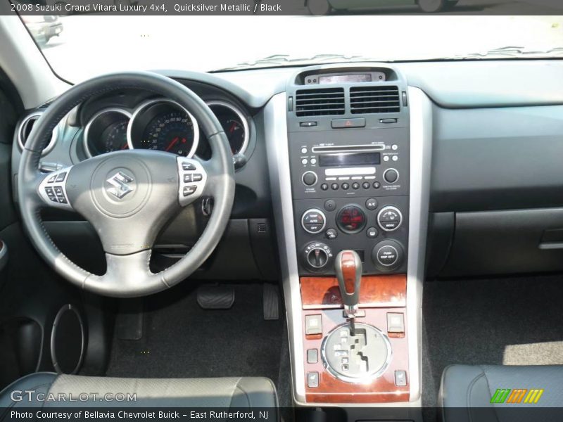 Quicksilver Metallic / Black 2008 Suzuki Grand Vitara Luxury 4x4