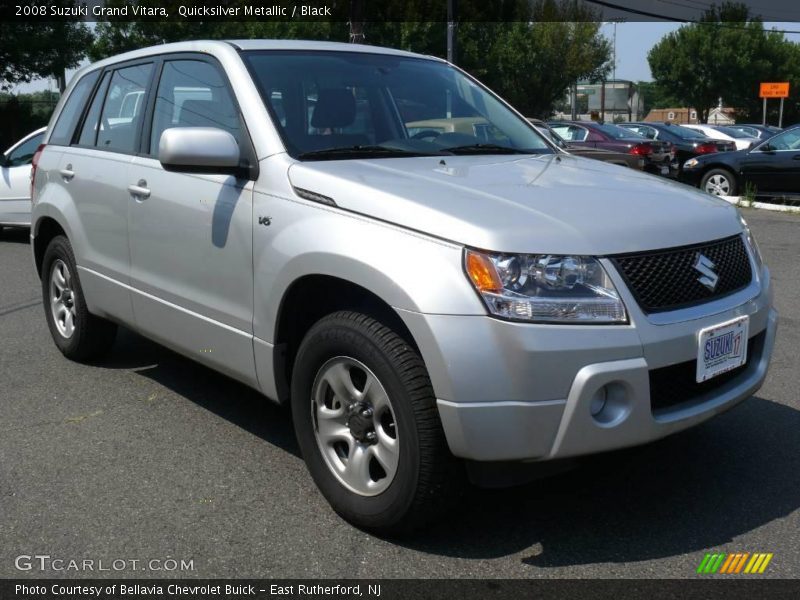 Quicksilver Metallic / Black 2008 Suzuki Grand Vitara