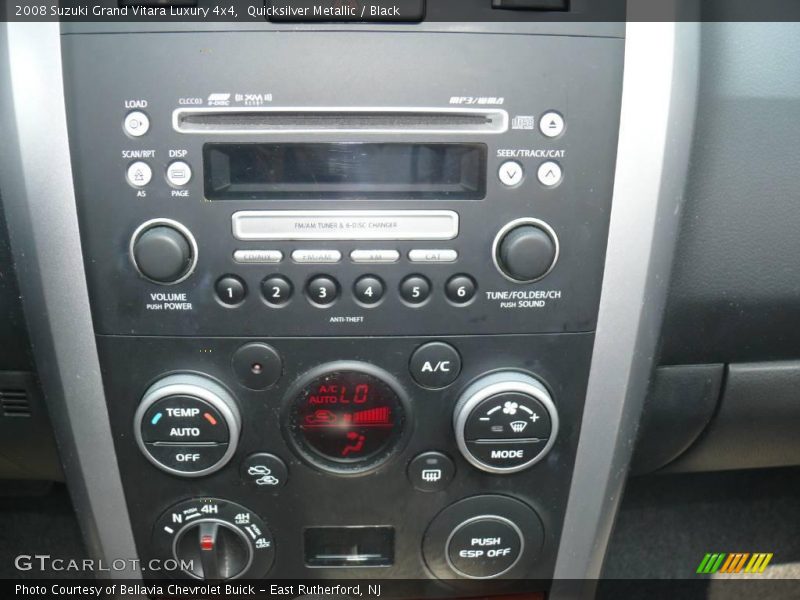 Quicksilver Metallic / Black 2008 Suzuki Grand Vitara Luxury 4x4