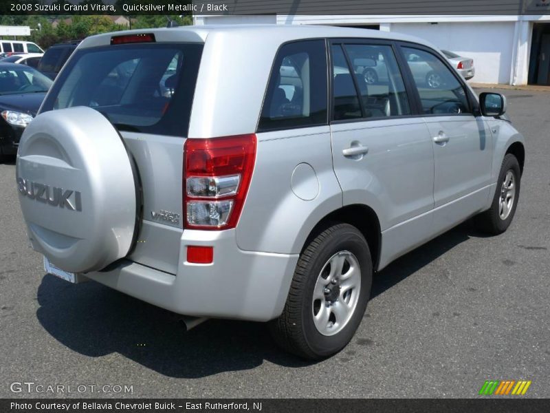 Quicksilver Metallic / Black 2008 Suzuki Grand Vitara