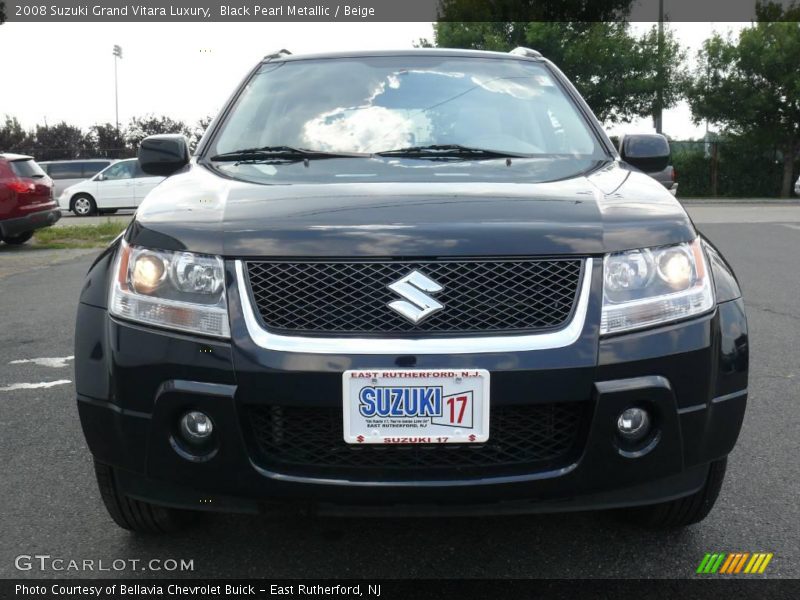 Black Pearl Metallic / Beige 2008 Suzuki Grand Vitara Luxury