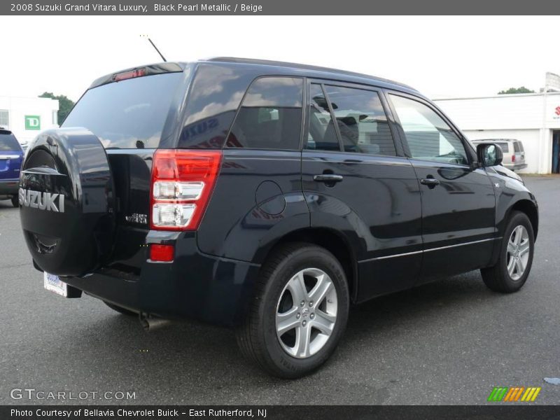 Black Pearl Metallic / Beige 2008 Suzuki Grand Vitara Luxury