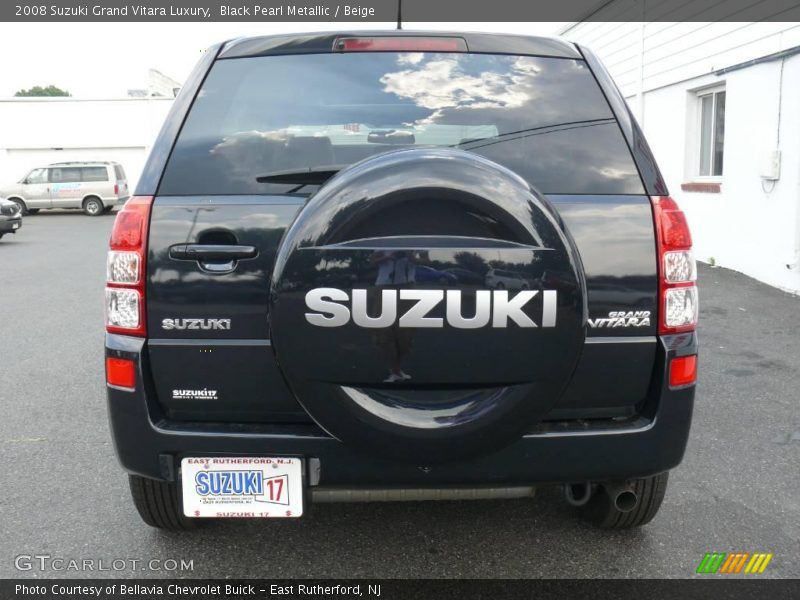 Black Pearl Metallic / Beige 2008 Suzuki Grand Vitara Luxury