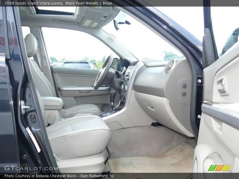Black Pearl Metallic / Beige 2008 Suzuki Grand Vitara Luxury