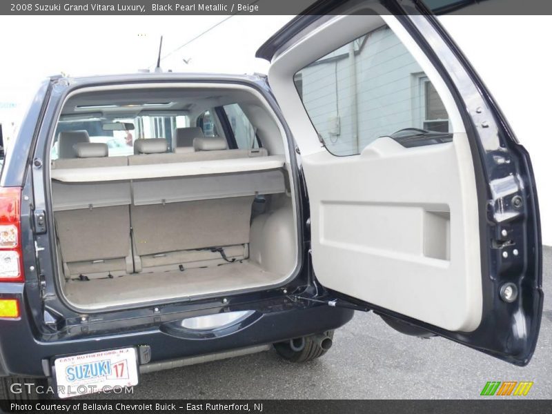 Black Pearl Metallic / Beige 2008 Suzuki Grand Vitara Luxury