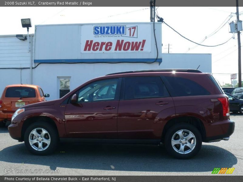 Cranberry Red Metallic / Beige 2008 Suzuki XL7