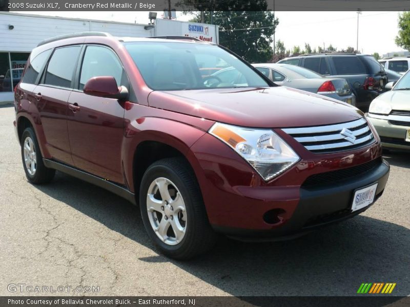 Cranberry Red Metallic / Beige 2008 Suzuki XL7