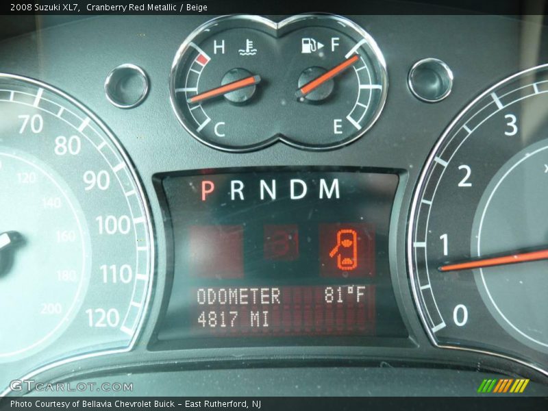 Cranberry Red Metallic / Beige 2008 Suzuki XL7