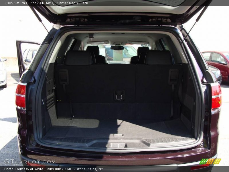 Garnet Red / Black 2009 Saturn Outlook XR AWD