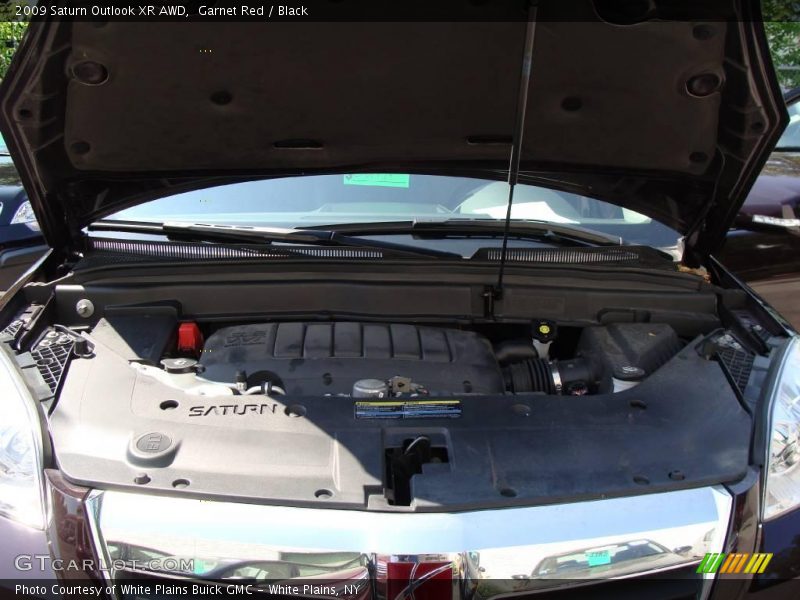 Garnet Red / Black 2009 Saturn Outlook XR AWD