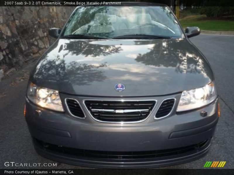 Smoke Beige Metallic / Parchment 2007 Saab 9-3 2.0T Convertible