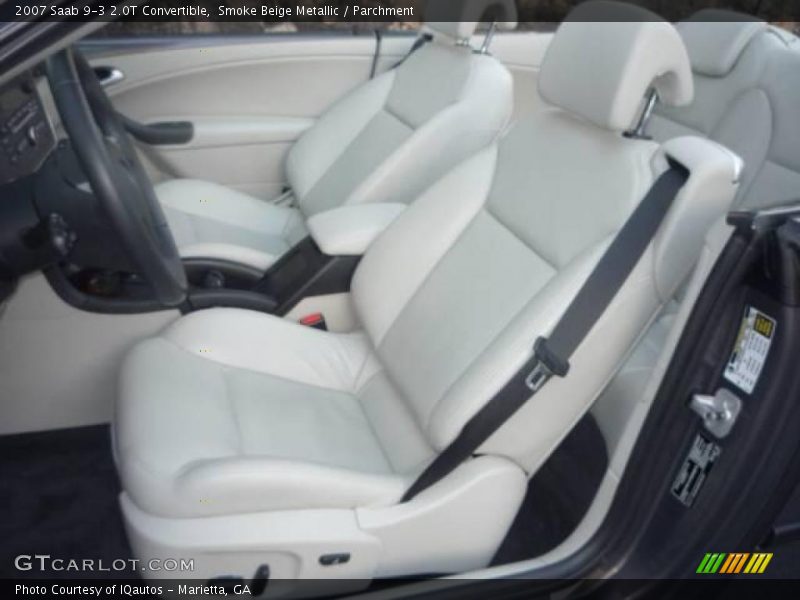 Smoke Beige Metallic / Parchment 2007 Saab 9-3 2.0T Convertible