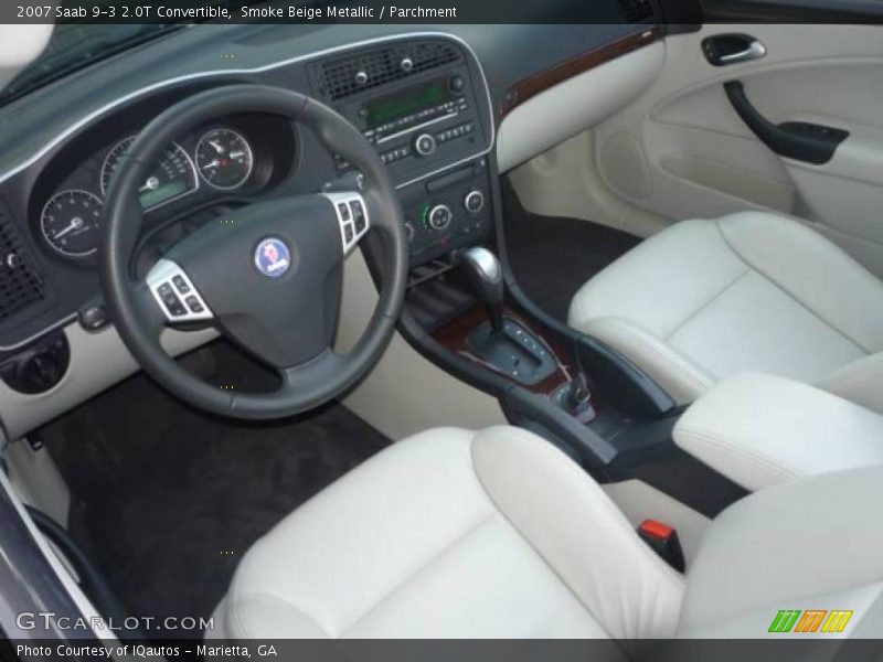 Smoke Beige Metallic / Parchment 2007 Saab 9-3 2.0T Convertible
