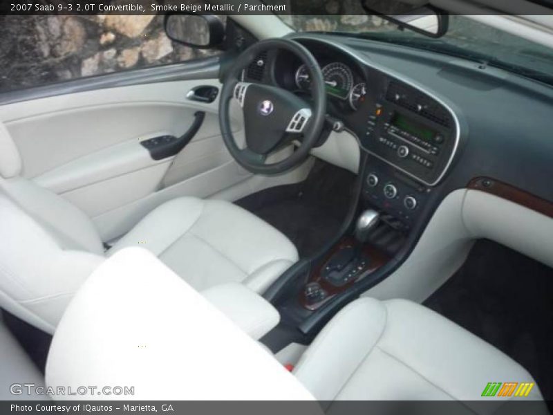 Smoke Beige Metallic / Parchment 2007 Saab 9-3 2.0T Convertible