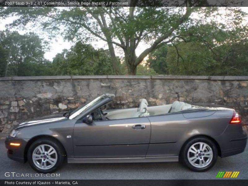 Smoke Beige Metallic / Parchment 2007 Saab 9-3 2.0T Convertible