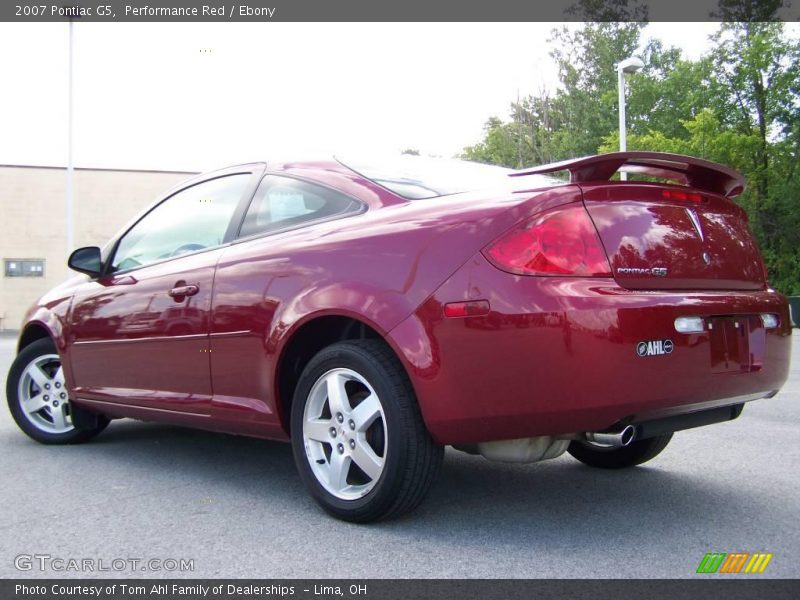 Performance Red / Ebony 2007 Pontiac G5