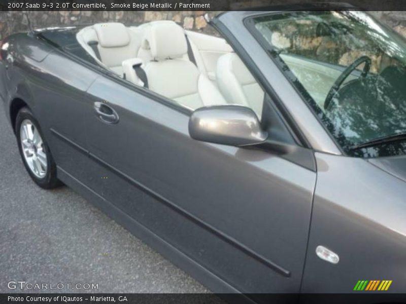 Smoke Beige Metallic / Parchment 2007 Saab 9-3 2.0T Convertible
