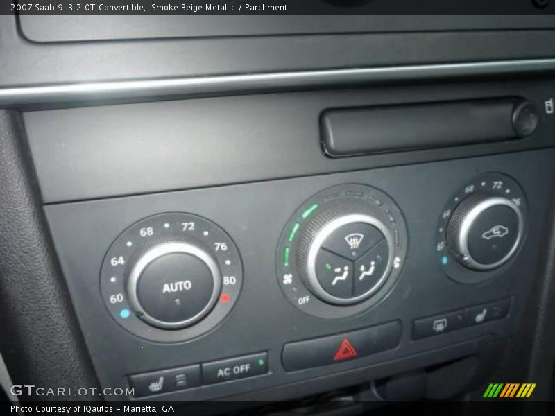 Smoke Beige Metallic / Parchment 2007 Saab 9-3 2.0T Convertible