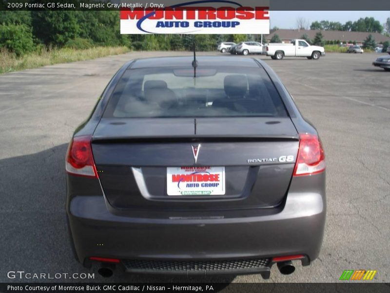 Magnetic Gray Metallic / Onyx 2009 Pontiac G8 Sedan