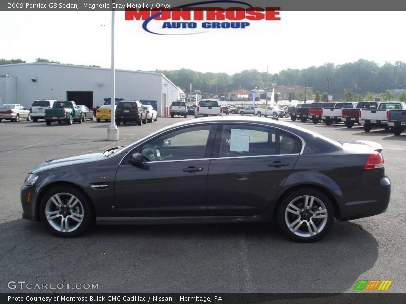 Magnetic Gray Metallic / Onyx 2009 Pontiac G8 Sedan