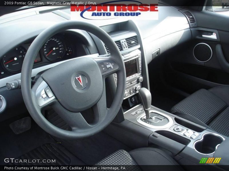 Magnetic Gray Metallic / Onyx 2009 Pontiac G8 Sedan