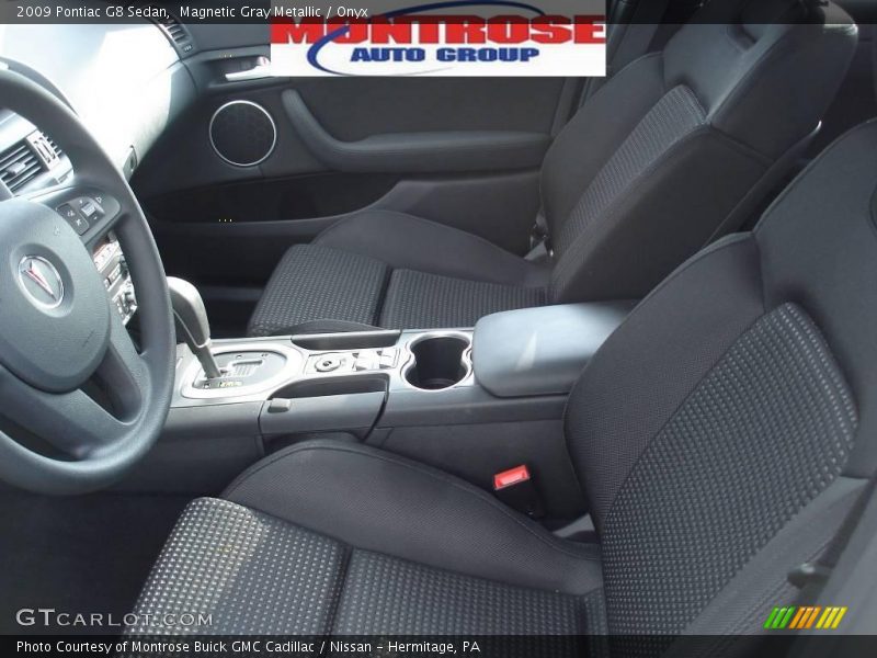 Magnetic Gray Metallic / Onyx 2009 Pontiac G8 Sedan
