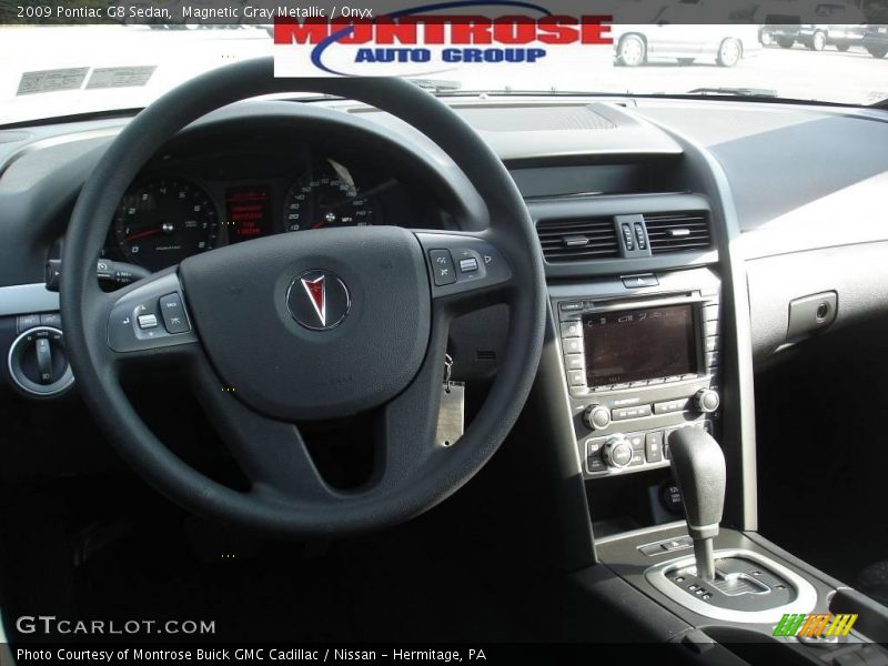 Magnetic Gray Metallic / Onyx 2009 Pontiac G8 Sedan
