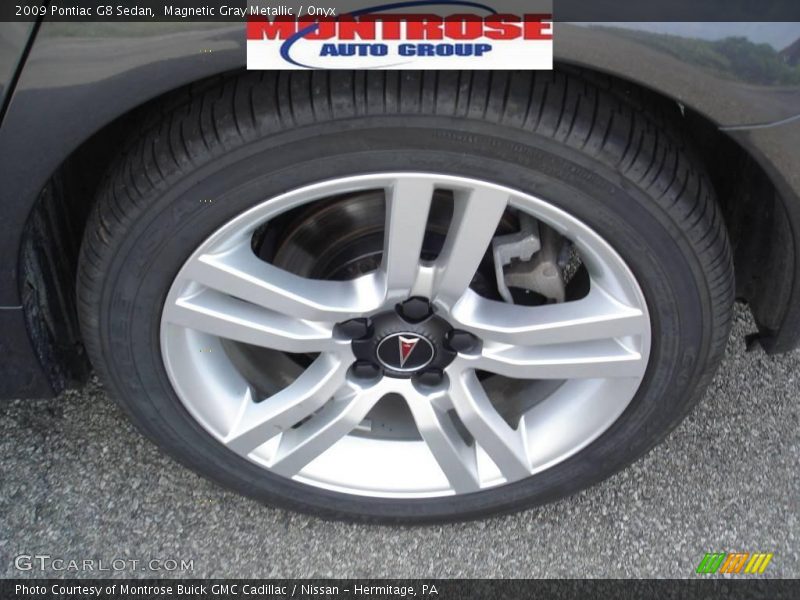 Magnetic Gray Metallic / Onyx 2009 Pontiac G8 Sedan