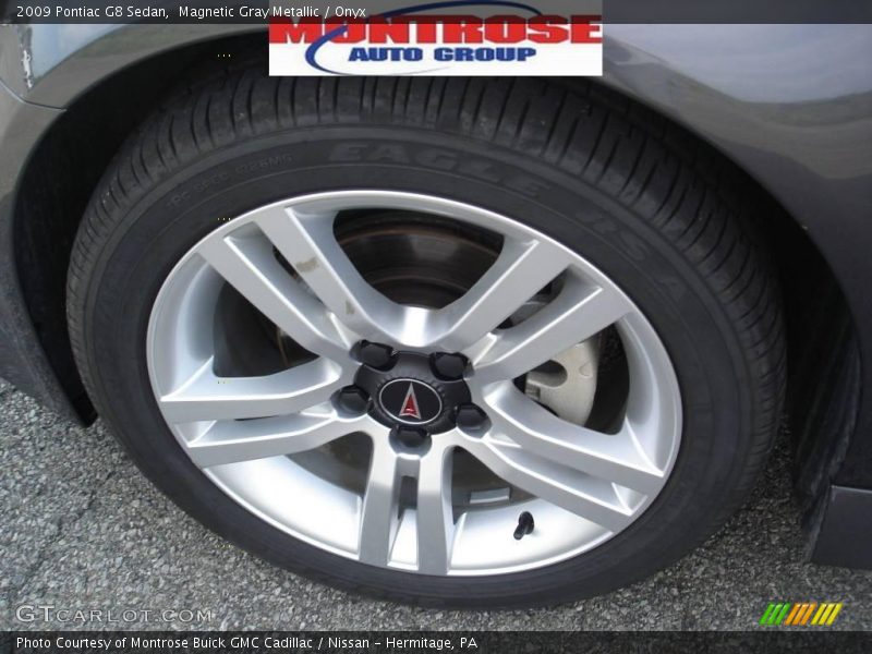 Magnetic Gray Metallic / Onyx 2009 Pontiac G8 Sedan
