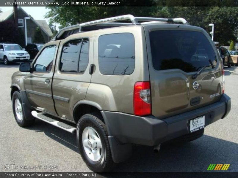 Gold Rush Metallic / Gray Celadon 2002 Nissan Xterra XE V6 4x4