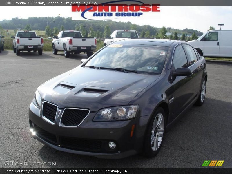 Magnetic Gray Metallic / Onyx 2009 Pontiac G8 Sedan