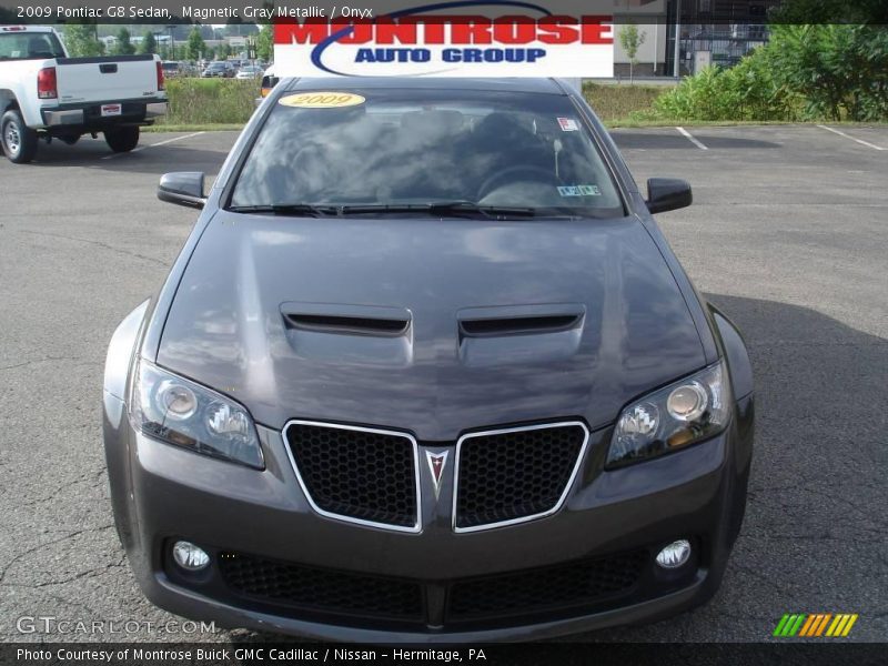 Magnetic Gray Metallic / Onyx 2009 Pontiac G8 Sedan