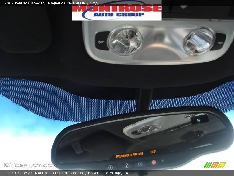Magnetic Gray Metallic / Onyx 2009 Pontiac G8 Sedan
