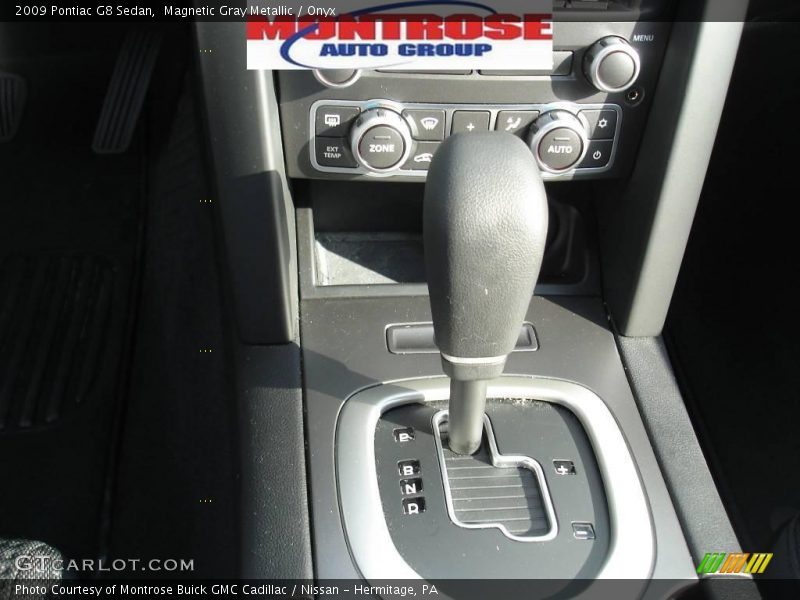 Magnetic Gray Metallic / Onyx 2009 Pontiac G8 Sedan