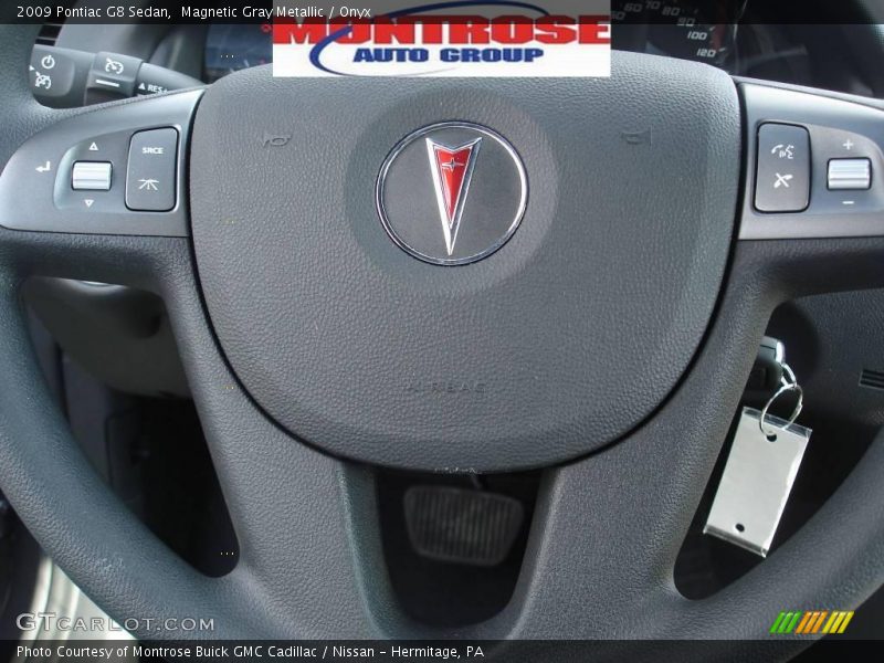 Magnetic Gray Metallic / Onyx 2009 Pontiac G8 Sedan