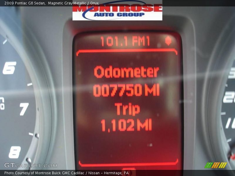 Magnetic Gray Metallic / Onyx 2009 Pontiac G8 Sedan