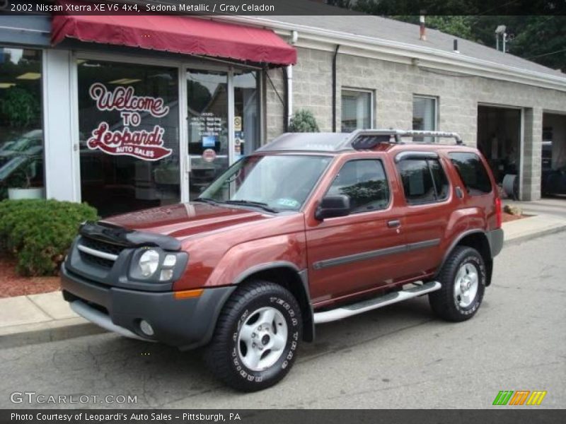 Sedona Metallic / Gray Celadon 2002 Nissan Xterra XE V6 4x4