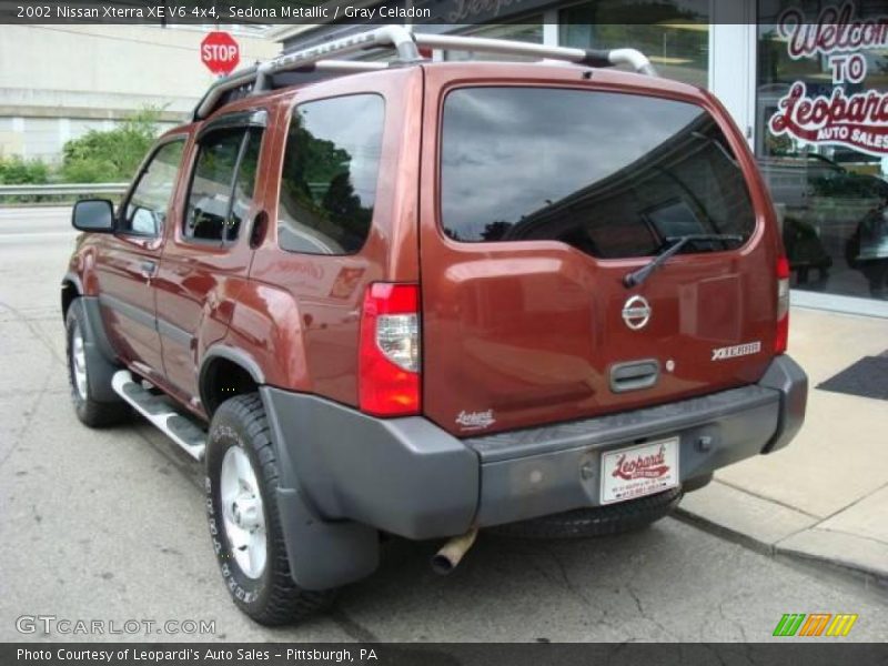 Sedona Metallic / Gray Celadon 2002 Nissan Xterra XE V6 4x4