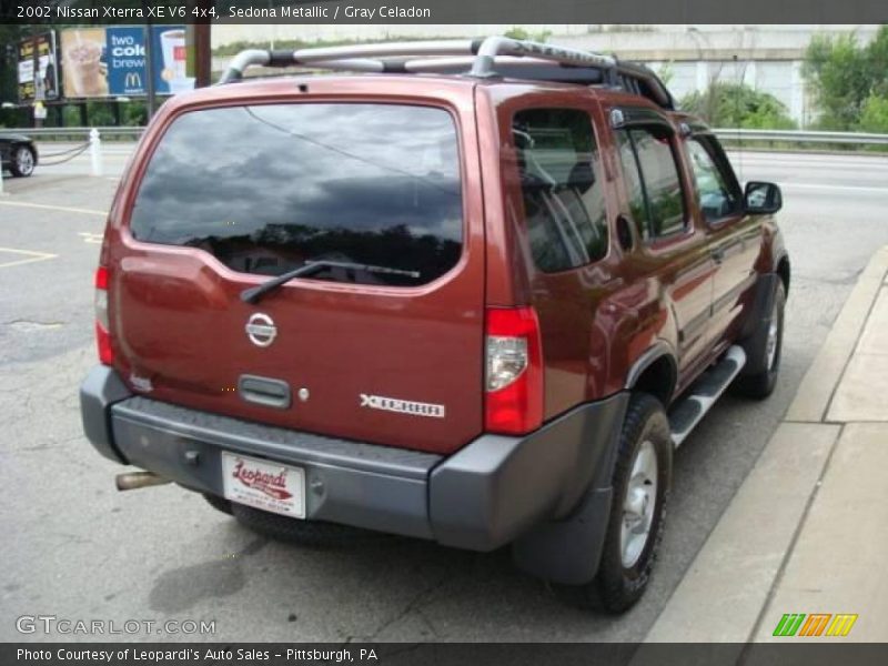 Sedona Metallic / Gray Celadon 2002 Nissan Xterra XE V6 4x4