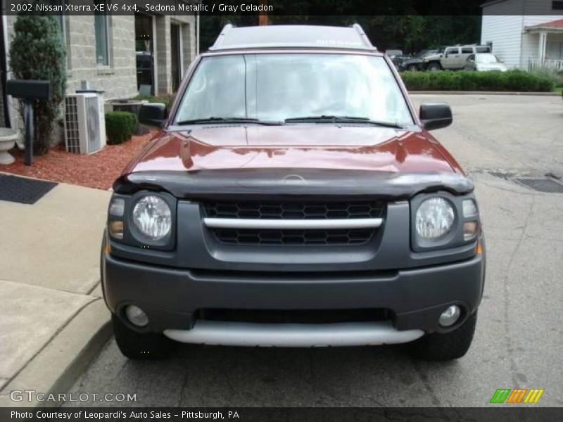 Sedona Metallic / Gray Celadon 2002 Nissan Xterra XE V6 4x4